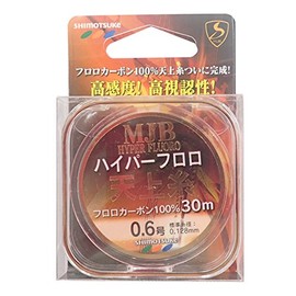 SHIMOTSUKE(シモツケ) フロロカーボンライン MJB ハイパー天上糸 30m 0.6号 1.41kg フラッシュピンク