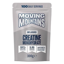 Moving Mountains Creatine Monohydrate Powder, 300g (Up to 100 Servings)
