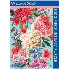 The Gifted Stationery Jigsaw Puzzle for Kids and Adults 1000 Piece, Flowers & Birds