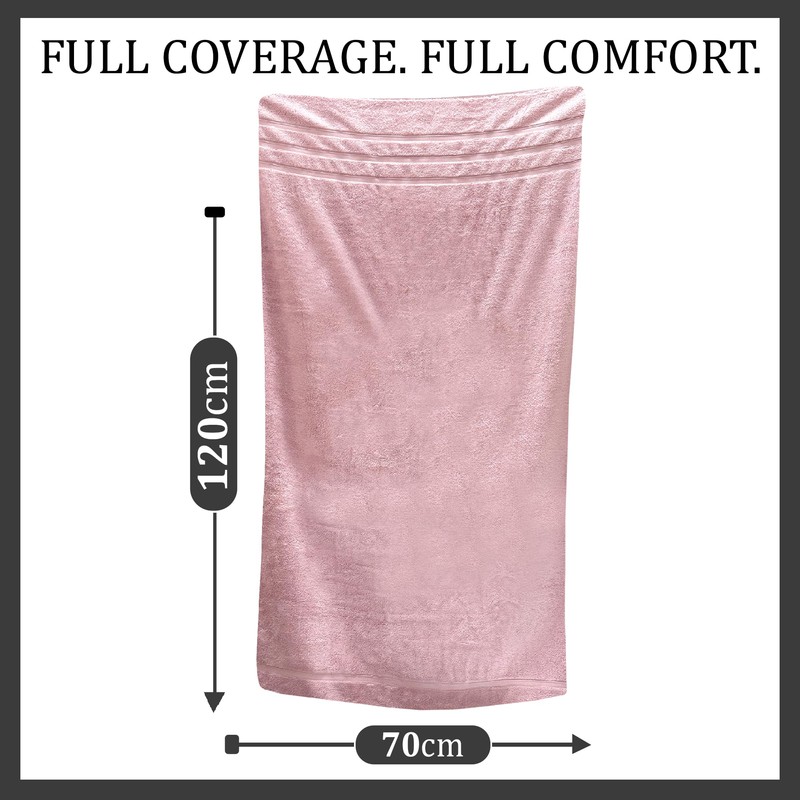 Towelogy 100% Cotton Bath Towels 70x120cm – Ultra Soft &