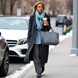 swinsack Woven tote bag for women, woven leather tote handbag, women's tote bag vegan leather Large purses laptop size, Convertible 2-way Style,Grey