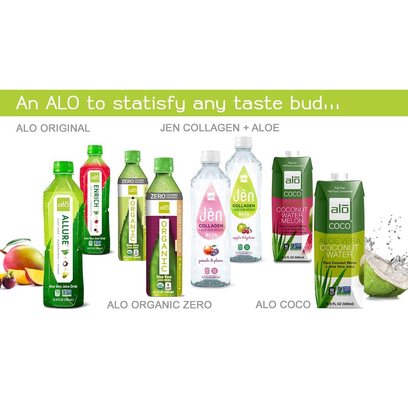 ALO Aloe Vera Juice Drink | BLUE - Aloe Vera
