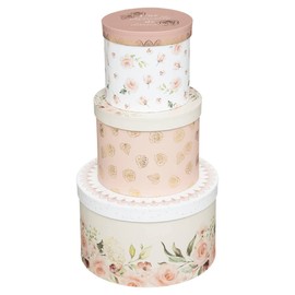 Set of 3 Children's Boxes Princess – Pink/White – Atmosphera créateur d'intérieur