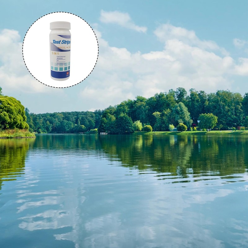 Pack of 50 Pool Test Strips, PH Strips, Acid Bases