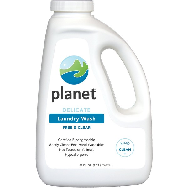 Planet Delicate Laundry Wash, 32 Fluid-Ounce Bottles (Pack of 8)