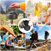 VIPITH 13Pcs Camping Cookware Set, Orange, Aluminum Alloy & Stainless
