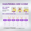 NailPhoria｜SURPRISE DEAL Collections (70 Styles) acrylic press nails:_Pearl Oasis_M