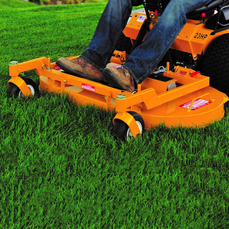 Marathon 9x3.50-4" Flat Free Lawnmower Tire on Wheel, 4" Centered