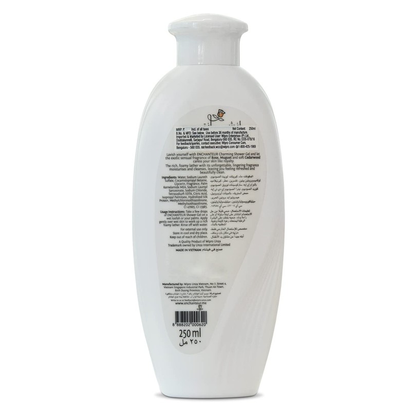 Enchanteur Perfumed Shower Gel Charming 250ml