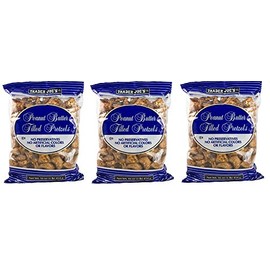 Trader Joe's Peanut Butter Filled Pretzels 1 lb. (Pack of 3)