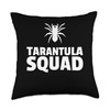 Tarantula Spider Squad Throw Pillow