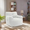 Luxury Fluffy Bean Bag Sofa, Faux-Fur Sofa Chair Stuffed with