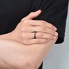 King Will 4mm Dome Brown Tungsten Carbide Wedding Band Ring