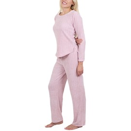 Jo & Bette Fleece Pajama Pants - Womens Pajama Sets 2 Pack Fuzzy PJ Pants Sleepwear - Flannel Pajamas Bottoms Loungewear Set Pink