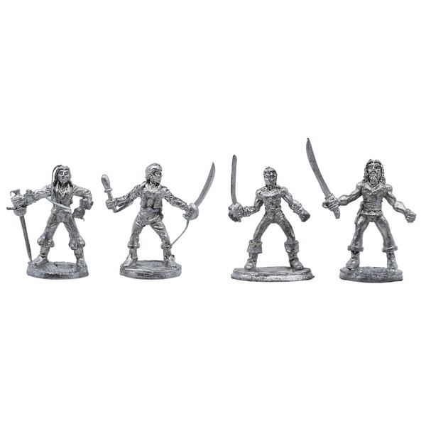 IRON WIND METALS 4 Piece Pirates Set - 100% Lead-Free