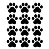 Paw Sticker Cat Silhouette Sticker Sticker Waterproof Outdoor Weather Resistant