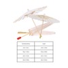 White Blank Paper Umbrella DIY Hand Painting Photo Cosplay Prop
