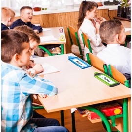 SICOHOME Name Tags for Classroom Desks - 36pcs Student Name Plates for Classroom Self Adhesive Name Labels for Kids for Kindergarten Preschool Classroom Back to School Teacher Supplies Must Haves