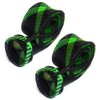 Reaction Tackle Rod Sock Black/Green (Point-XL Spin-5)