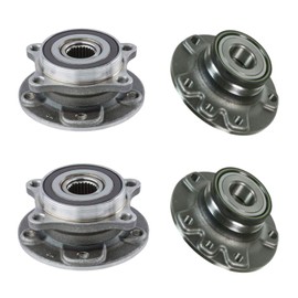 Detroit Axle - 4pc Front Rear Replacement Wheel Hub & Bearings Kit for 2013 2014 2015 2016 Dodge Dart