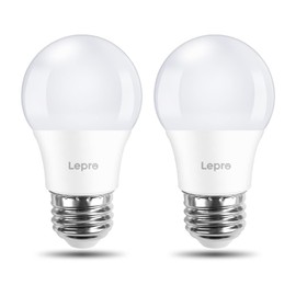 Lepro LED Refrigerator Light Bulb - 40W Equivalent Waterproof Appliance Bulb Replacement for Frigidaire, 5000K Daylight Non-Dimmable Freezer Bulbs with 450 Lumen, 120V 5W A15 E26 Medium Base, 2 Pack