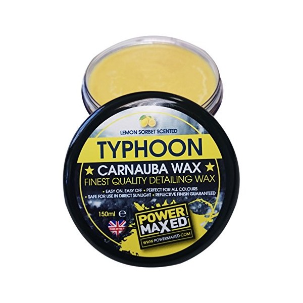 Power Maxed PMCWT150P1 Typhoon Carnauba Wax, 150 ml