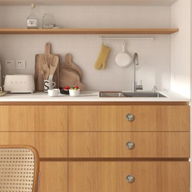 MAIJIAJU 12PCS Antique Bronzy Cabinet Knobs with Screws, Vintage Flower Pattern Round Kitchen Cupboard Handles 30mm Drawer Knobs Retro Bronze Cabinet Pull Handles for Wardrobe Door Furniture Hardware