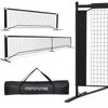 ITEFDTUTNE Portable Pickleball Net Set, 22 FT Regulation Size &