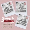 Wedding Countdown Sign - Countdown Calendar Wedding Plaque - Cute