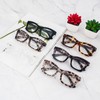 REAVEE 6 Pack Oprah Style Reading Glasses for Women Men