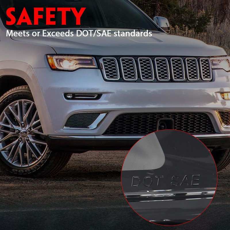 Huray Right Front Fog Light for Jeep Grand Cherokee 2017-2022