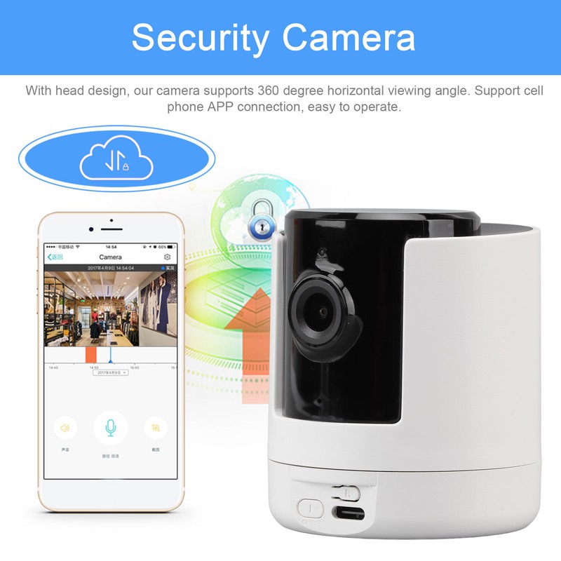 WIFI Camera 360 Degree Panorama 1080P Infrared Night Vision Two