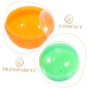 UPKOCH 50pcs Egg Machine Egg Shell Plastic Wrapping Ball Plastic