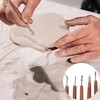 AUXBC 6Pcs Double-Sided Pottery & Clay Sculpting Tools Set, Smooth