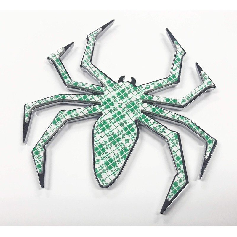 Elektroplate Exclusive Metalhead Collection Chrome Spiker All Metal Emblem for