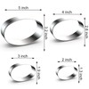 Oval Cookie Cutter Set Large - 5 Inch, 4 Inch,