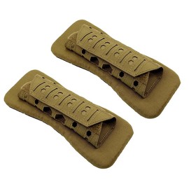 2Pcs Mesh Shoulder Strap Pads for Vest Carrier, 2 Pack Backpack Strap Cushion Pads with Tactical Gear for Men(Camel)