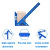 Measuring Tool Carpenter's Ruler, 45° 90° Line Ruler Made of