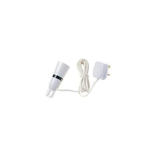 Dencon Dencon Switched Bottle Lamp Adaptor White, Flex and Plug