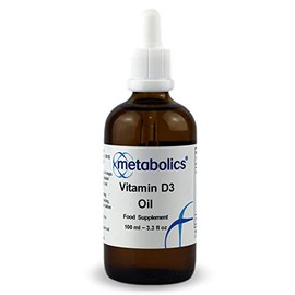 Vitamin D3 Oil Supplement 100ml | Suitable for Sublingual Consumption | 735 Servings Per Container (500IU) | Made in The UK | Nothing Added