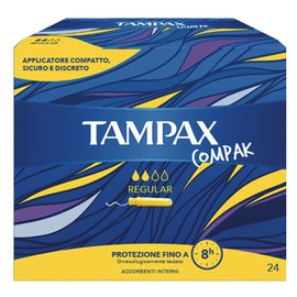 Tampax Compak Regular Tampons X 24 cm mit Applikator -