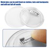 16 x Buttons DIY without Button Machine, 58/75 mm, Button