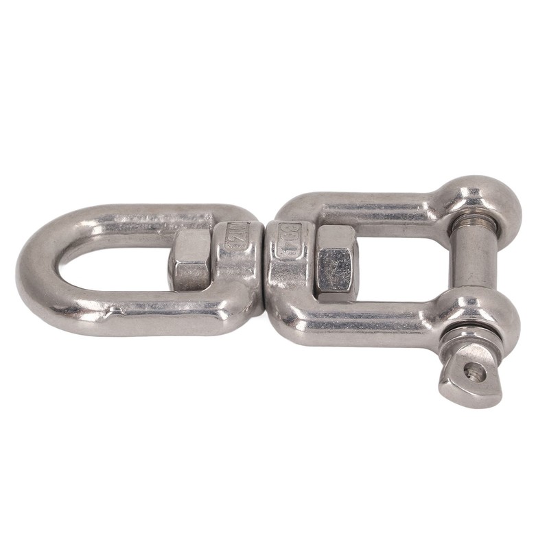 Double Jaw Shackle Professional Heavy Duty 304 Stainless Steel Rolling