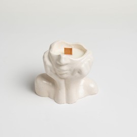 Atuvela Handmade Soy Wax Candles with Wooden Wick - Variety of Natural Flavours for Atmosphere and Decoration (Rose and Currant)