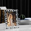 Marvala Clear Bubble Crystal Picture Frames 5x7Inch, Photo Frame with