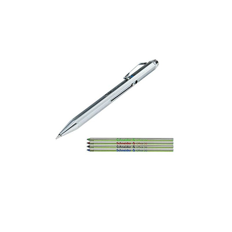 Wedo 4 Colour Sliding Ballpoint Pen (Pen + Refills)