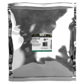 Frontier Co-op Dried Comfrey Leaf, 1lb Bulk Bag, Cut & Sifted - Organic & Natural Comfrey Herb, Kosher - For Lotions, Creams, and Hair Rinses