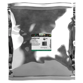 Frontier Co-op Dried Comfrey Leaf, 1lb Bulk Bag, Cut & Sifted - Organic & Natural Comfrey Herb, Kosher - For Lotions, Creams, and Hair Rinses