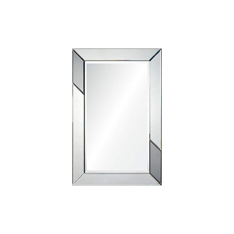 Renwil Rumba Mirror in Silver and Grey