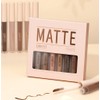 8 Colours Matte Liquid Eyeshadow Set Velvet Highly Pigmented Smokey